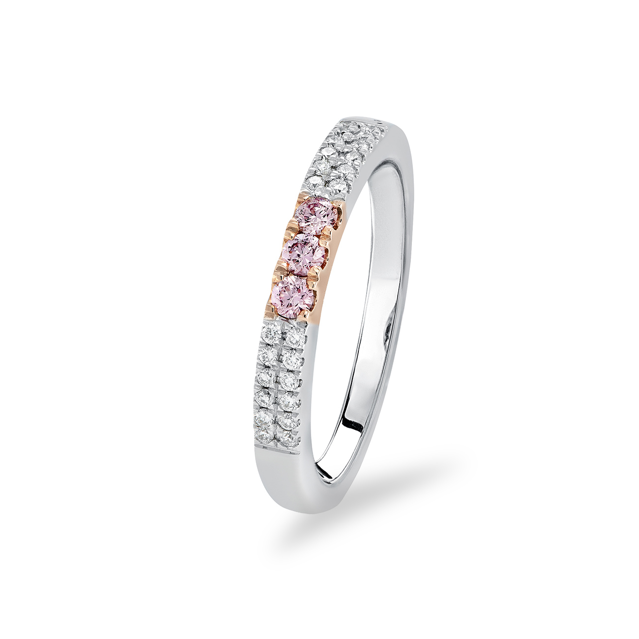 Kimberley White &#038; Argyle Pink Diamond Swoon Wedder