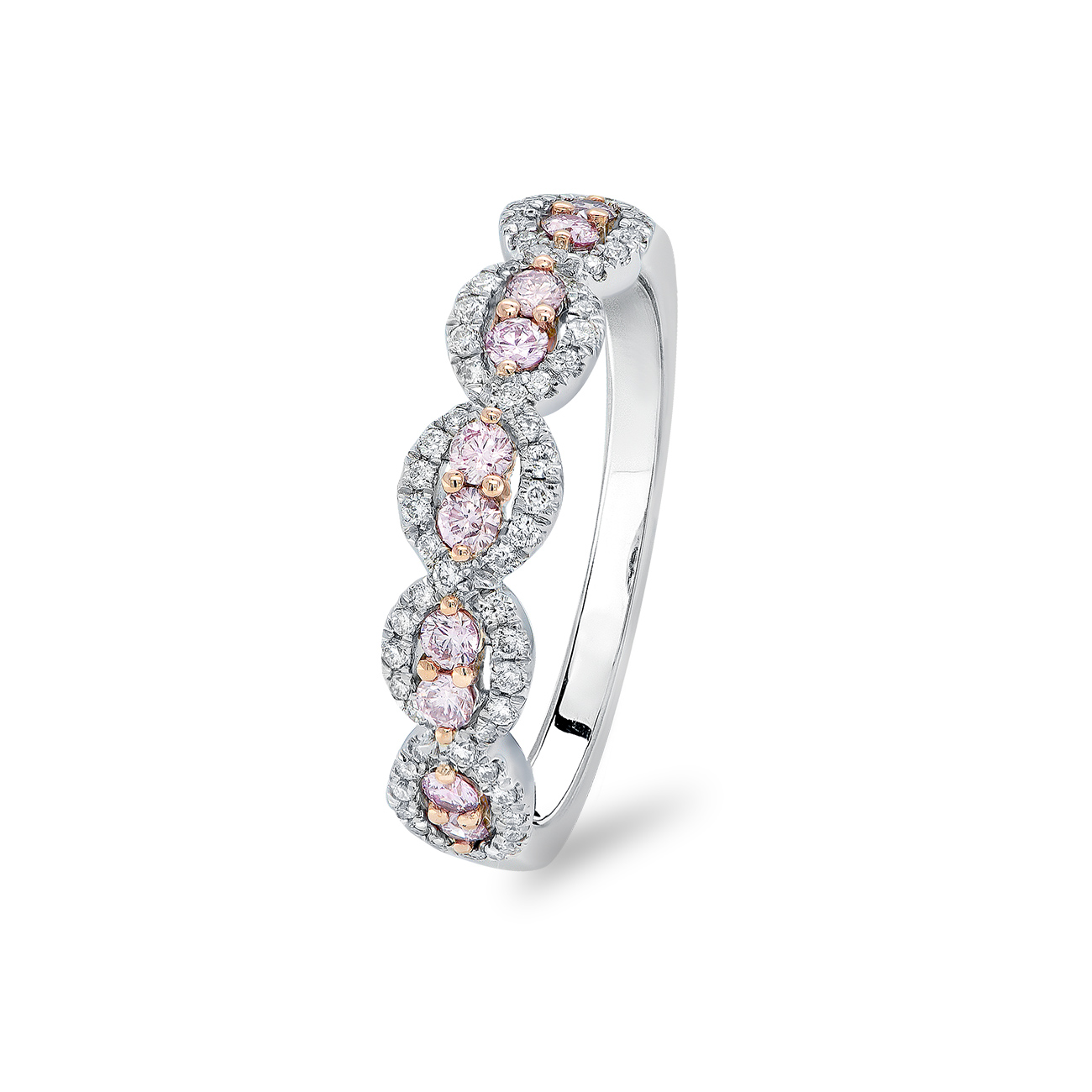 Kimberley White & Argyle Pink Diamond Rinalla Ring
