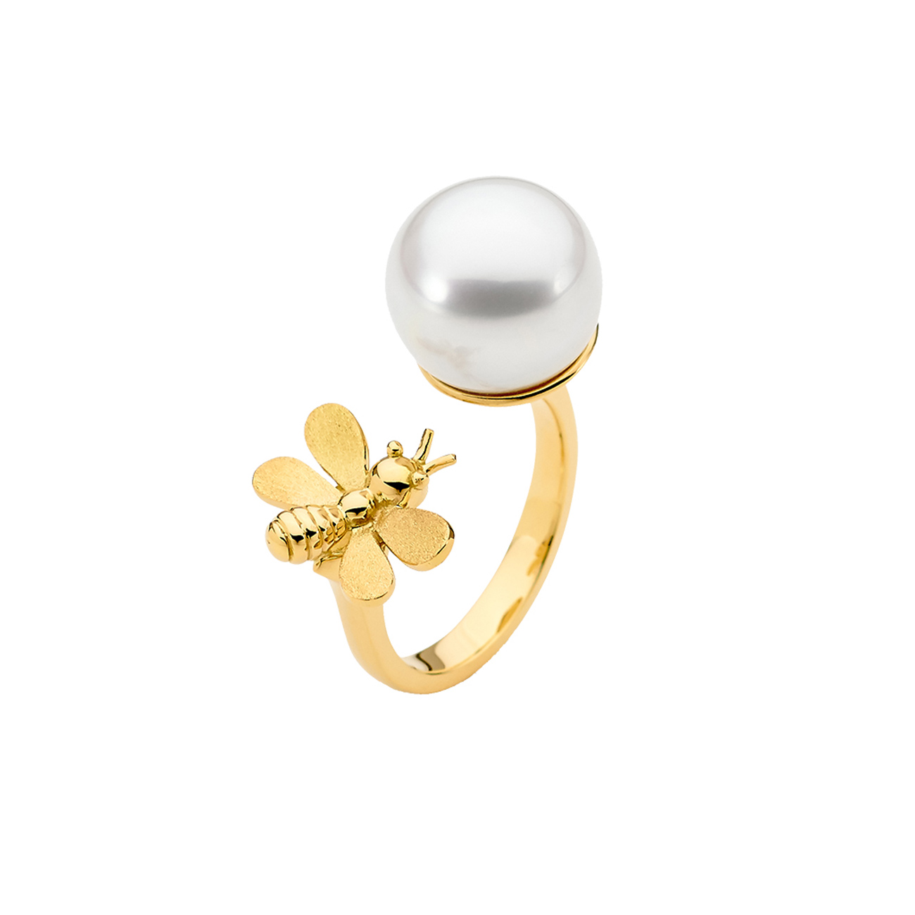 Allure South Sea Pearl Bumblebee Split Ring