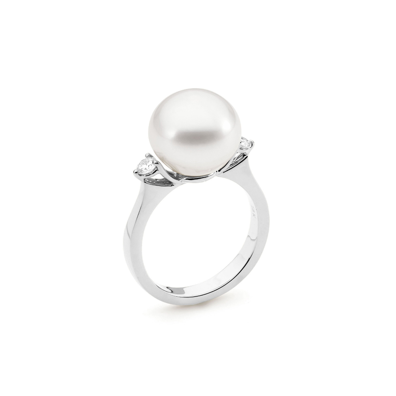 Allure South Sea Pearl &#038; Diamond Classic Ring