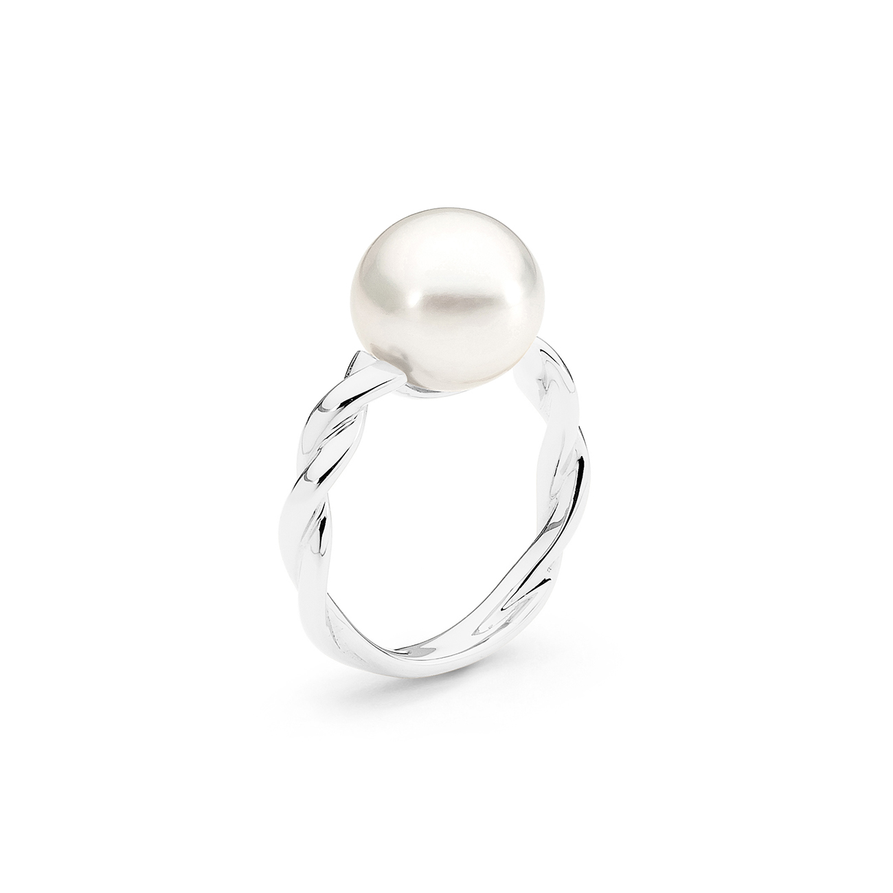 Allure South Sea Pearl Twisted Ring