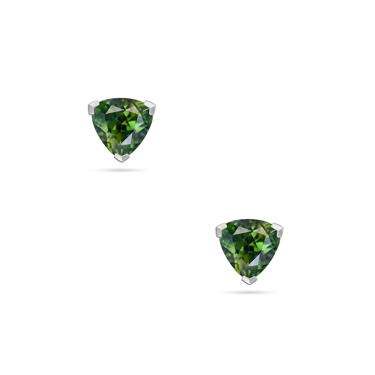 Green Australian Sapphire Maira Earrings