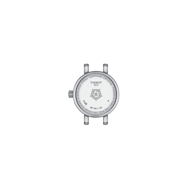 Tissot Lovely Round 19.5mm T1400091111100 watch with white mother-of-pearl dial and stainless steel bracelet