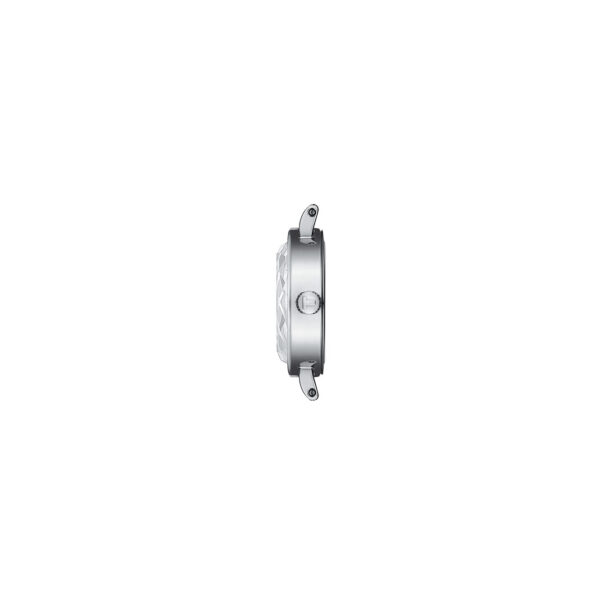 Tissot Lovely Round 19.5mm T1400091111100 watch with white mother-of-pearl dial and stainless steel bracelet