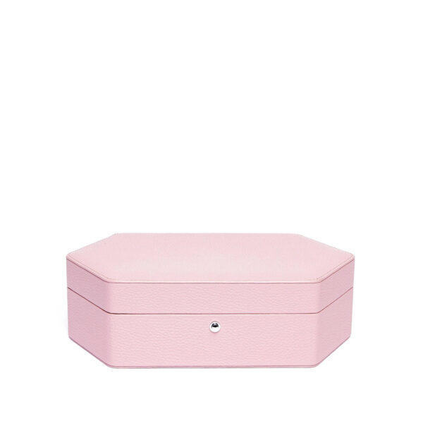 Rapport Portobello Triple Watch Box In Pink Leather