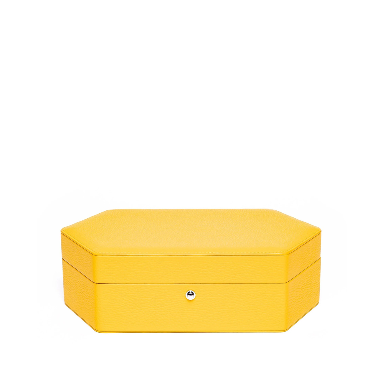 Rapport Portobello Triple Watch Box In Yellow Leather