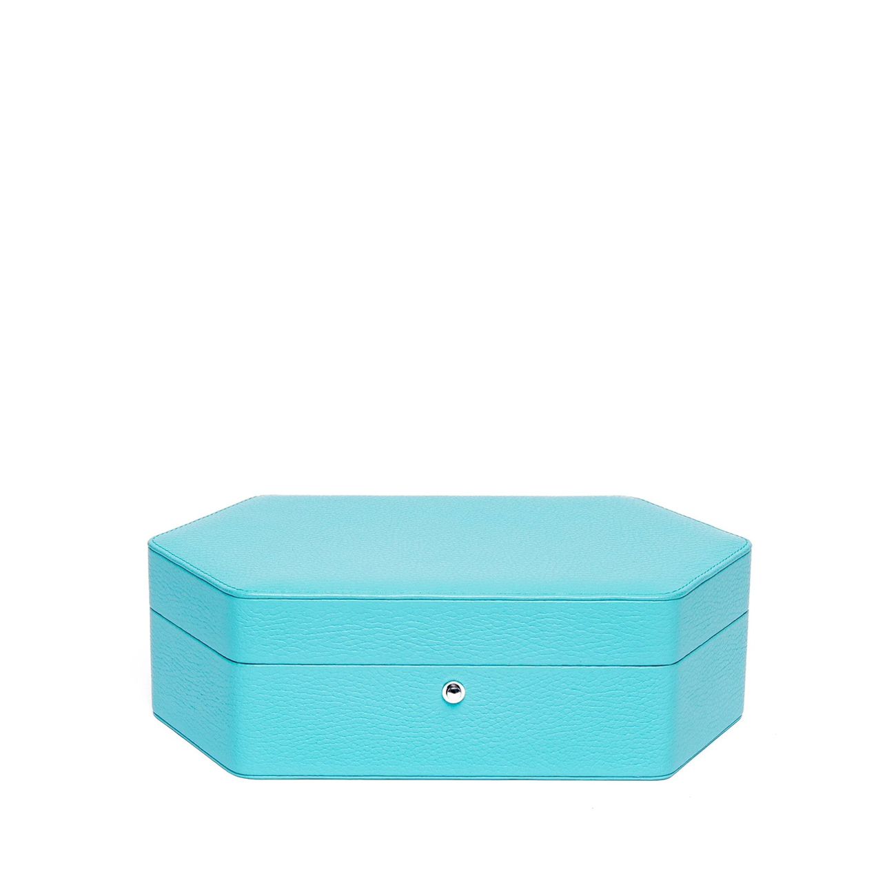 Rapport Portobello Triple Watch Box In Blue Leather