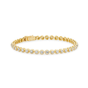 Diamond Bracelet In 18K Yellow Gold 3.00ct