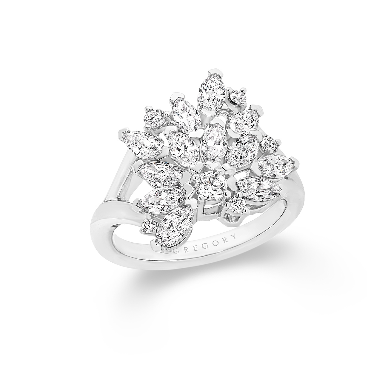 Marquise Diamond Enchanted Ring