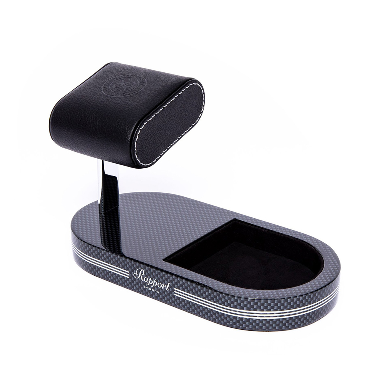 Rapport Formula Carbon Fibre Watch Stand With Tray