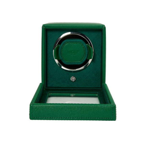 Wolf Cub Single Watch Winder with Cover