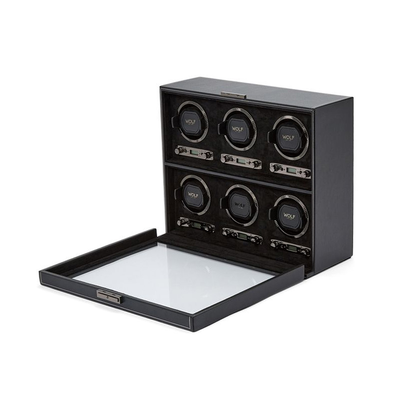 Wolf British Racing 6 Piece Watch Winder