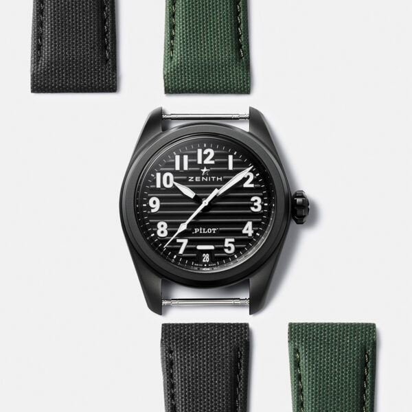 Zenith Pilot Automatic 40mm 49.4000.3620/21.I001 with black dial and stainless steel case
