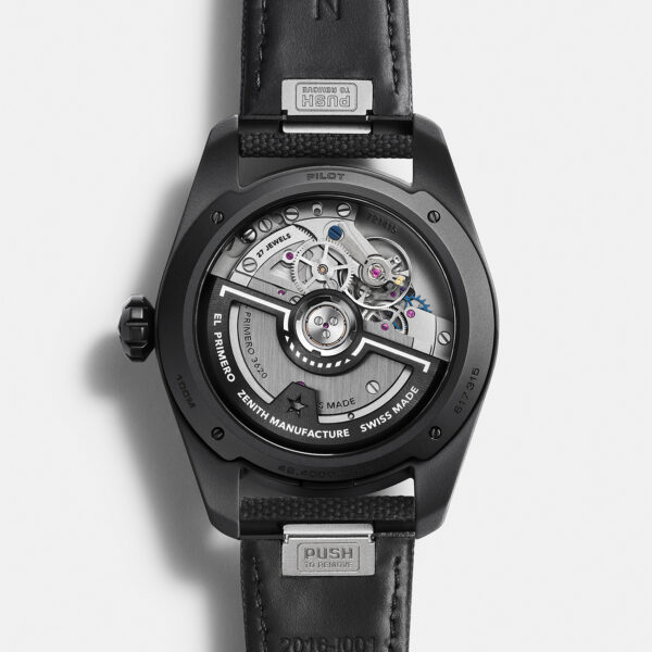 Zenith Pilot Automatic 40mm 49.4000.3620/21.I001 with black dial and stainless steel case