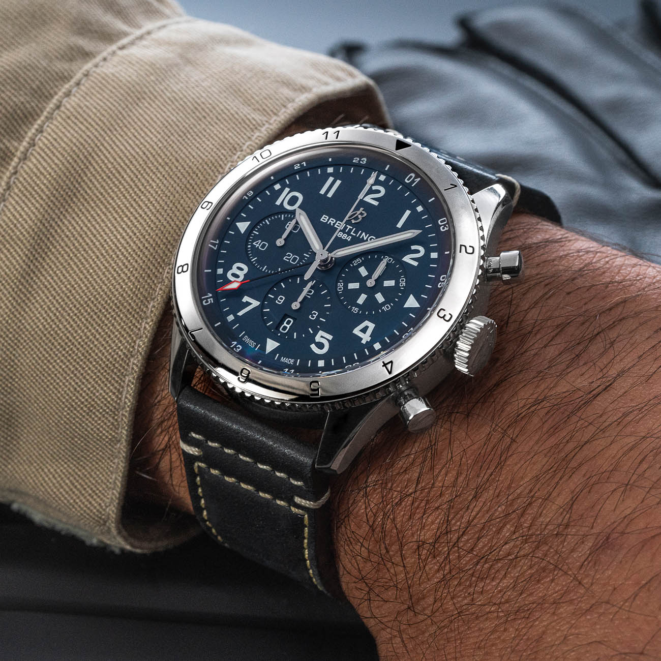 Breitling Super AVI B04 Chronograph GMT 46mm Tribute To Vought F4U Corsair