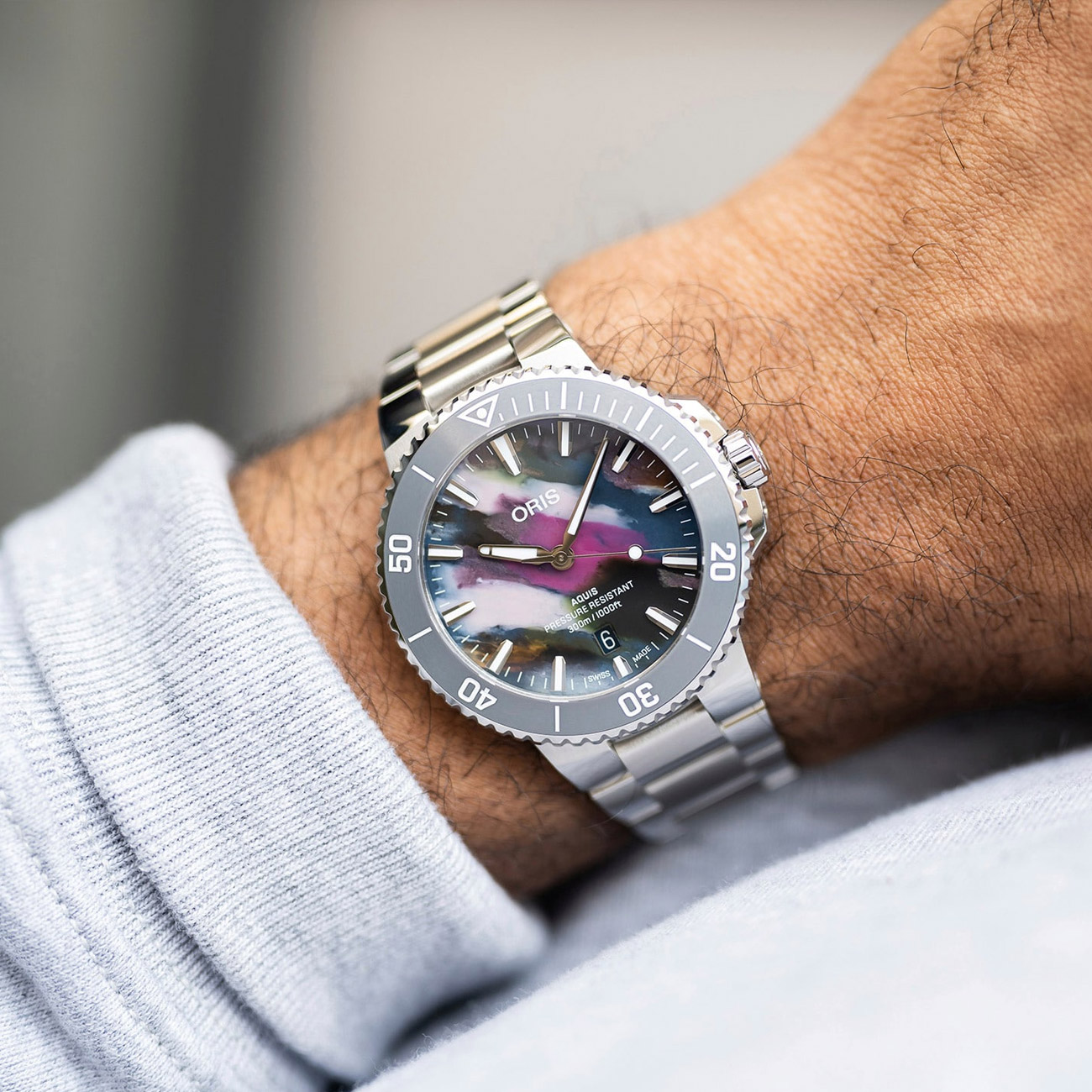 ORIS Aquis Date Upcycle 41.5mm