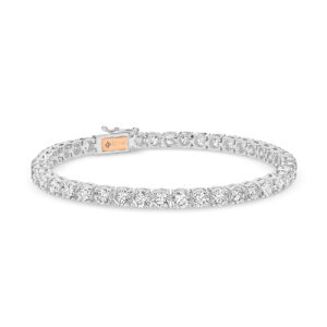 10.00ct Round Brilliant Lab Diamond Tennis Bracelet In 18K White Gold