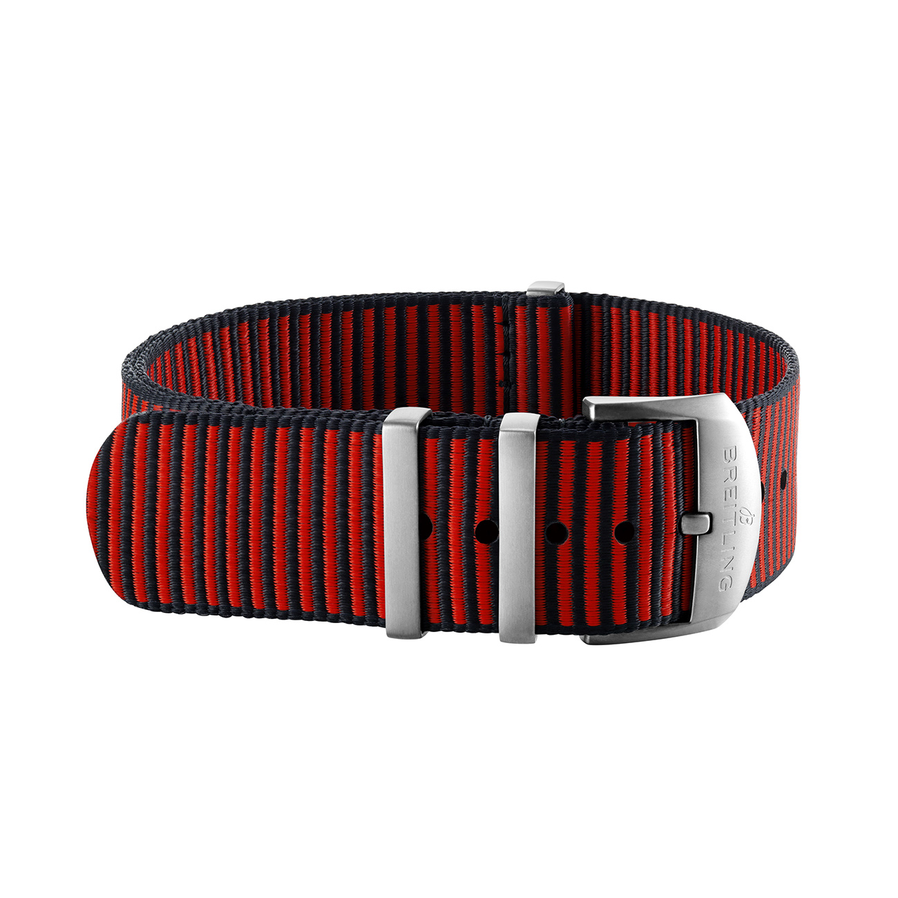 Breitling Red Outerknown ECONYL® Yarn Single-Piece Watch Strap 22mm