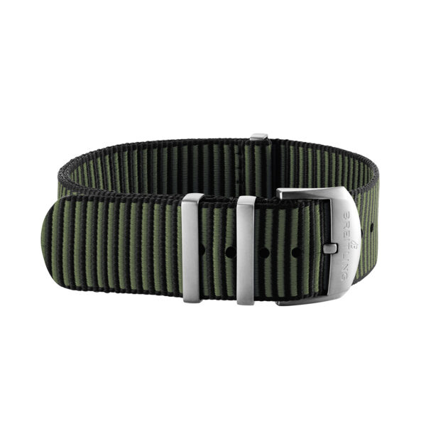 Breitling Kaki Outerknown ECONYL® Yarn Single-Piece Watch Strap 22mm - 132W.A