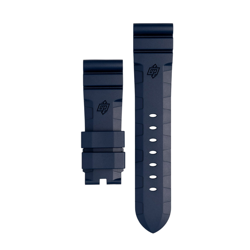 Bracelet Caoutchouc Panerai Camouflage Bleu
