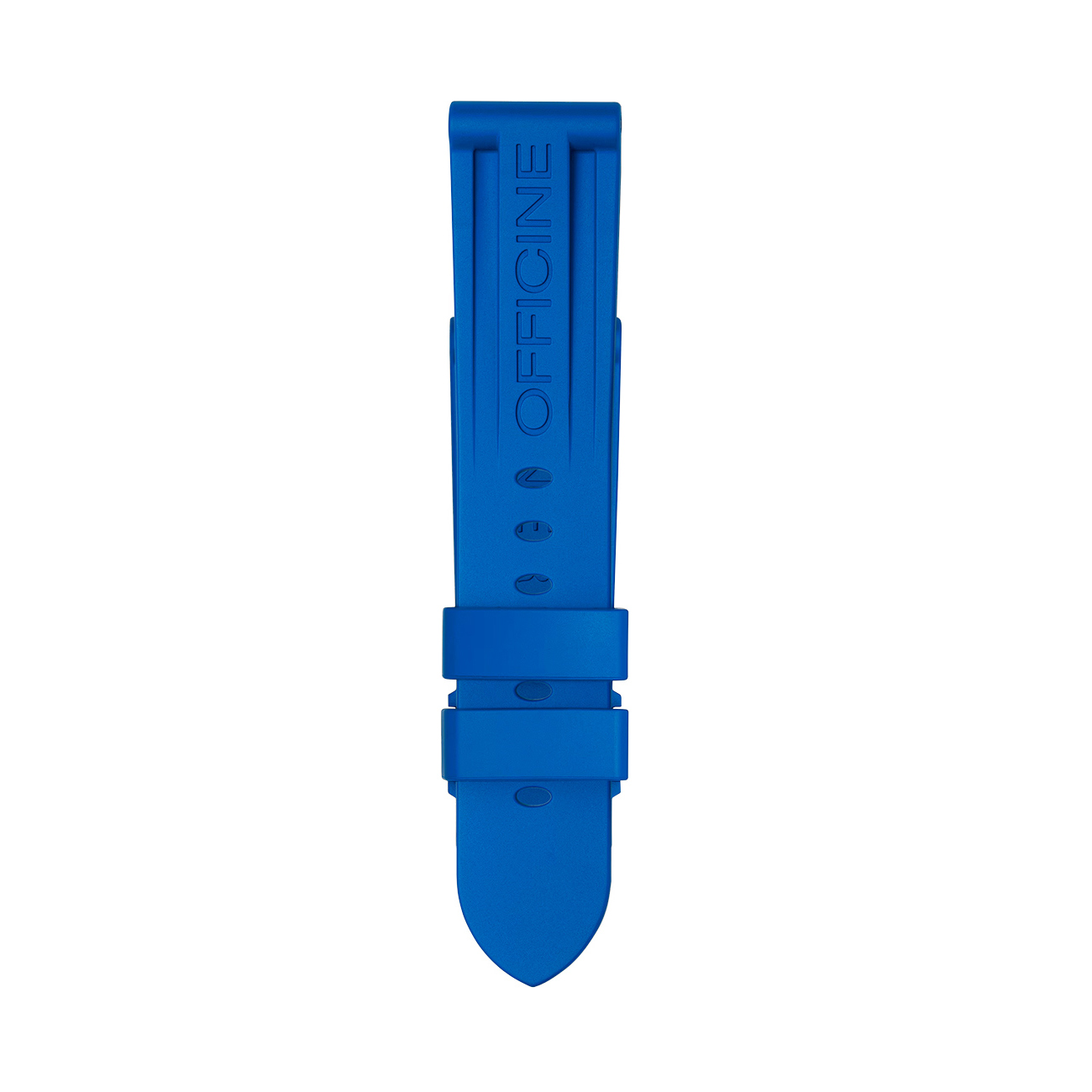 Panerai Light Blue Caoutchouc Watch Strap 24mm