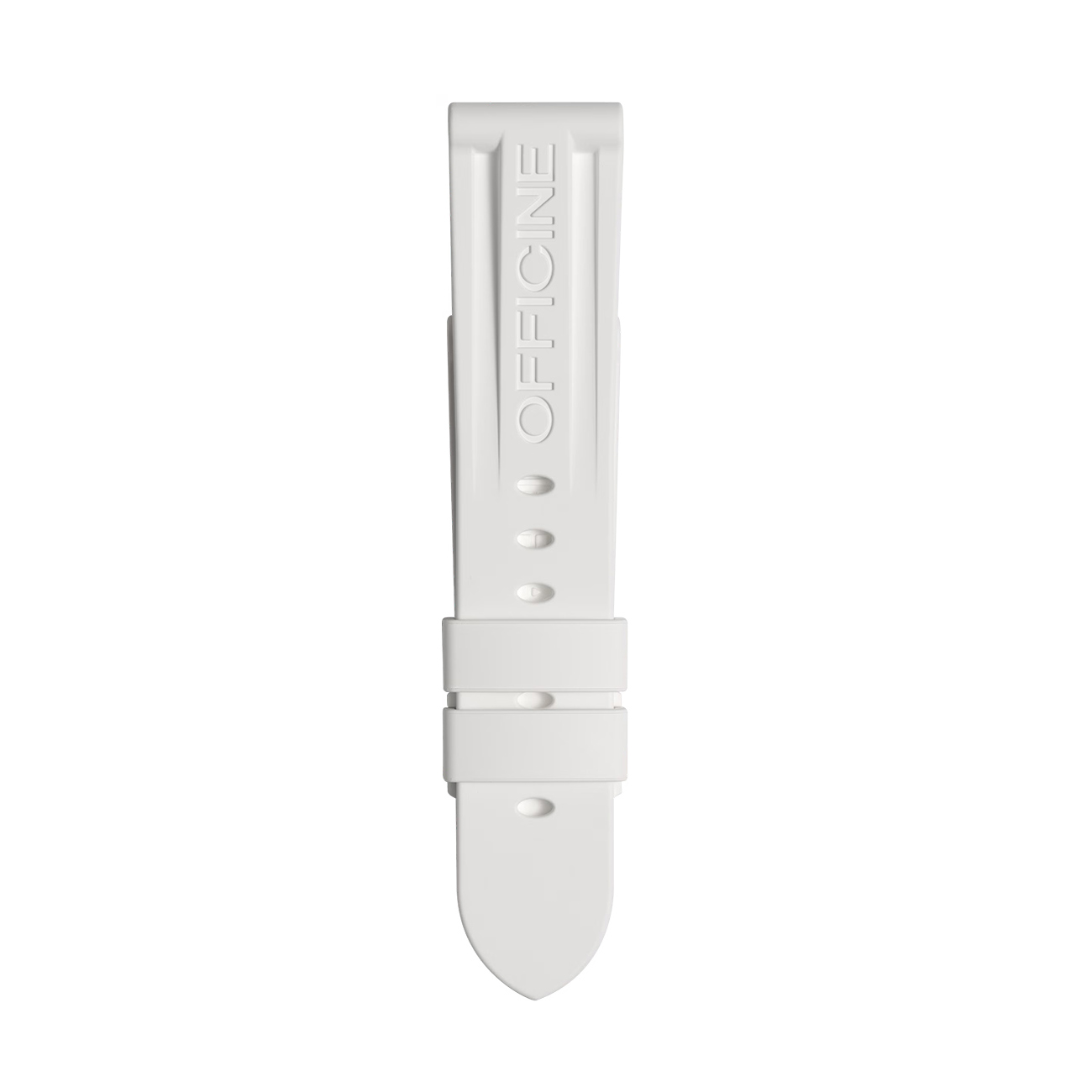 Panerai White Caoutchouc Watch Strap 22mm