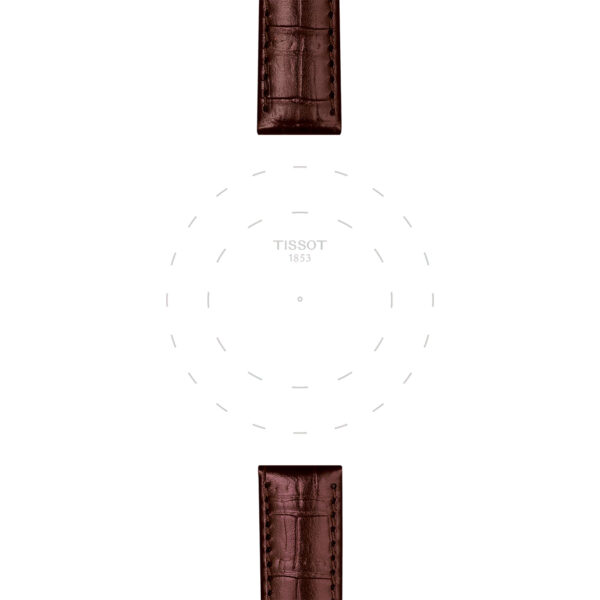 Tissot Official Brown Leather Watch Strap T852043042