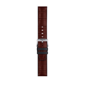 Tissot Official Brown Leather Watch Strap 22mm