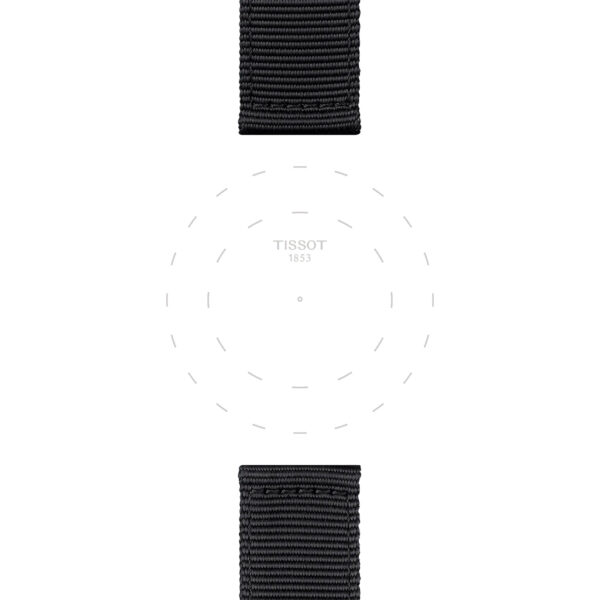 Tissot Official Black Textile Watch Strap T852046769