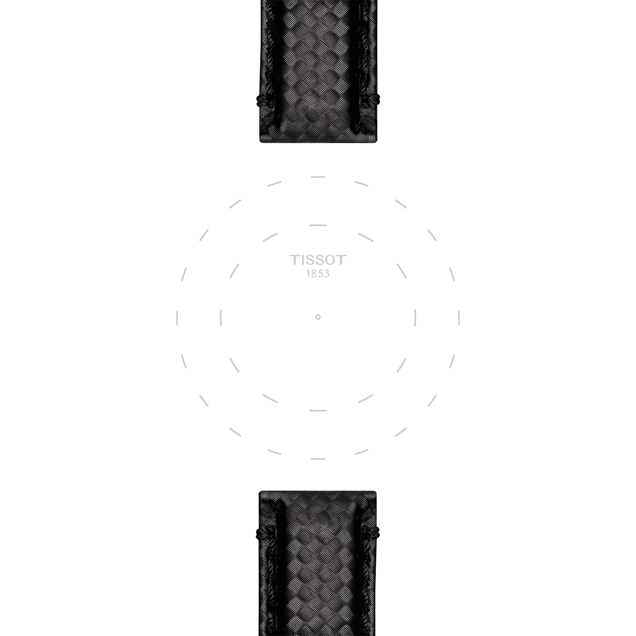 Tissot Official Black Fabric Watch Strap T852046829 Tissot Official Black Fabric Watch Strap T852046829