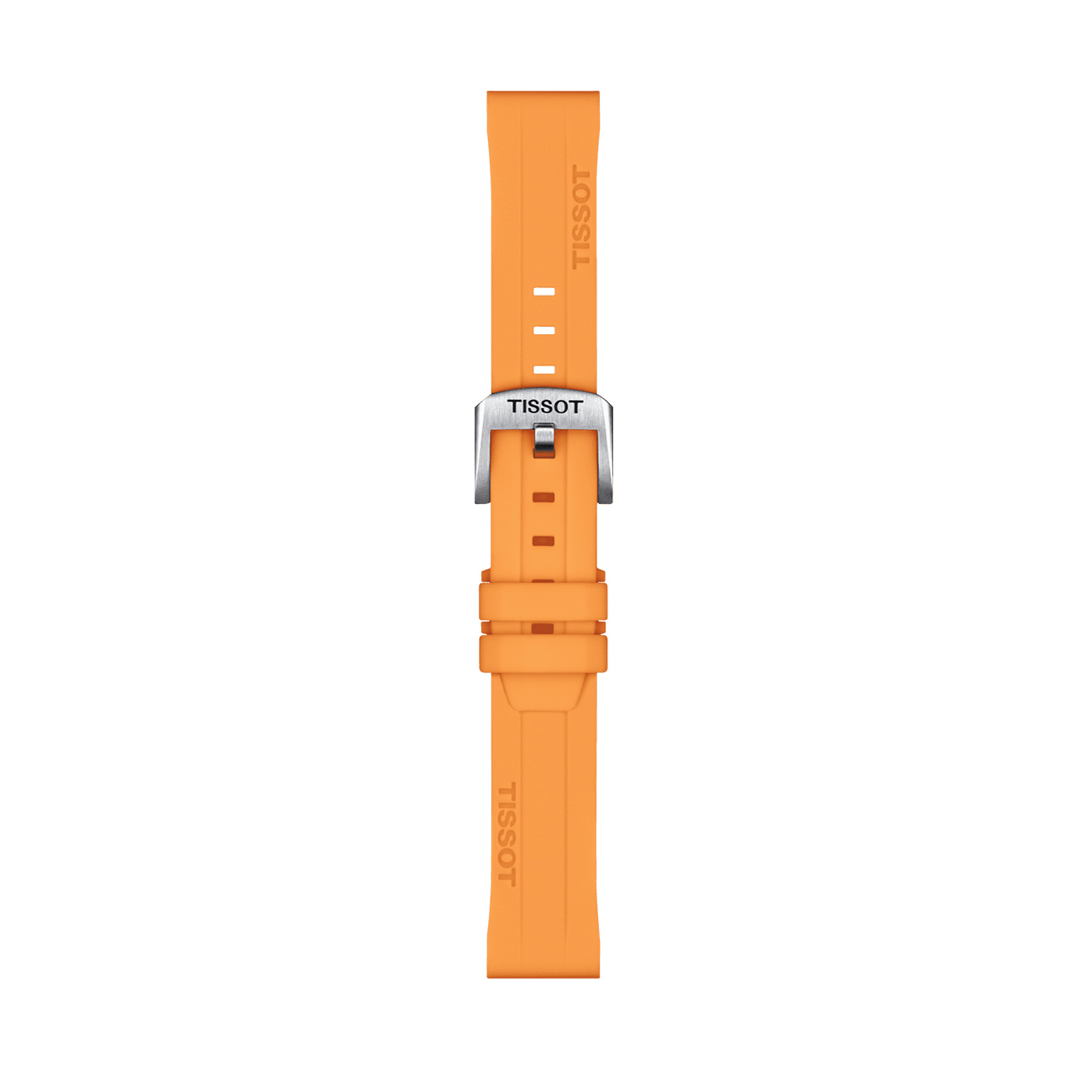 Tissot Official Orange Silicone Watch Strap 18mm