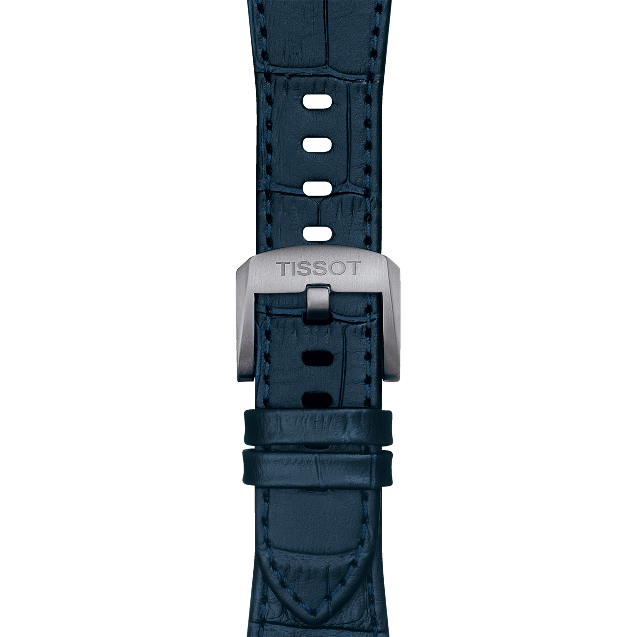 Tissot Official Dark Blue PRX 40mm Leather Watch Strap