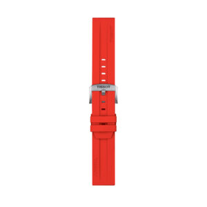 Tissot Official Red Silicone Watch Strap 22mm