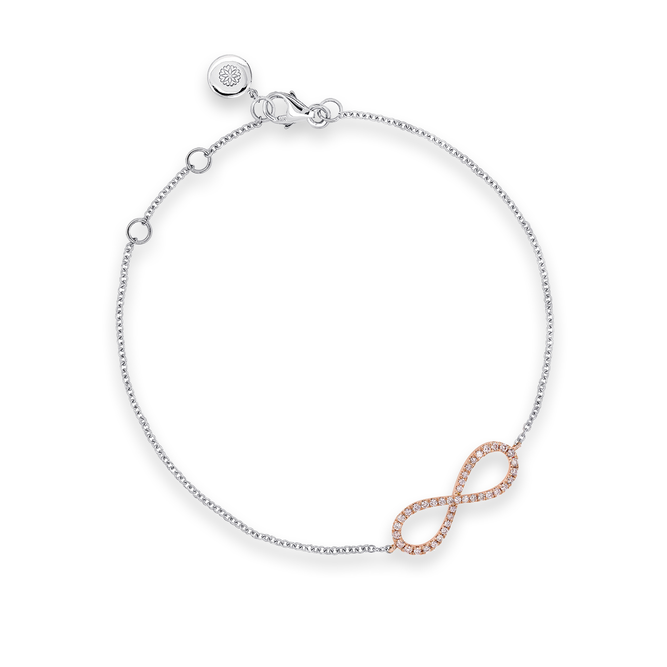 Pink Diamond Blush Infinite Love Bracelet