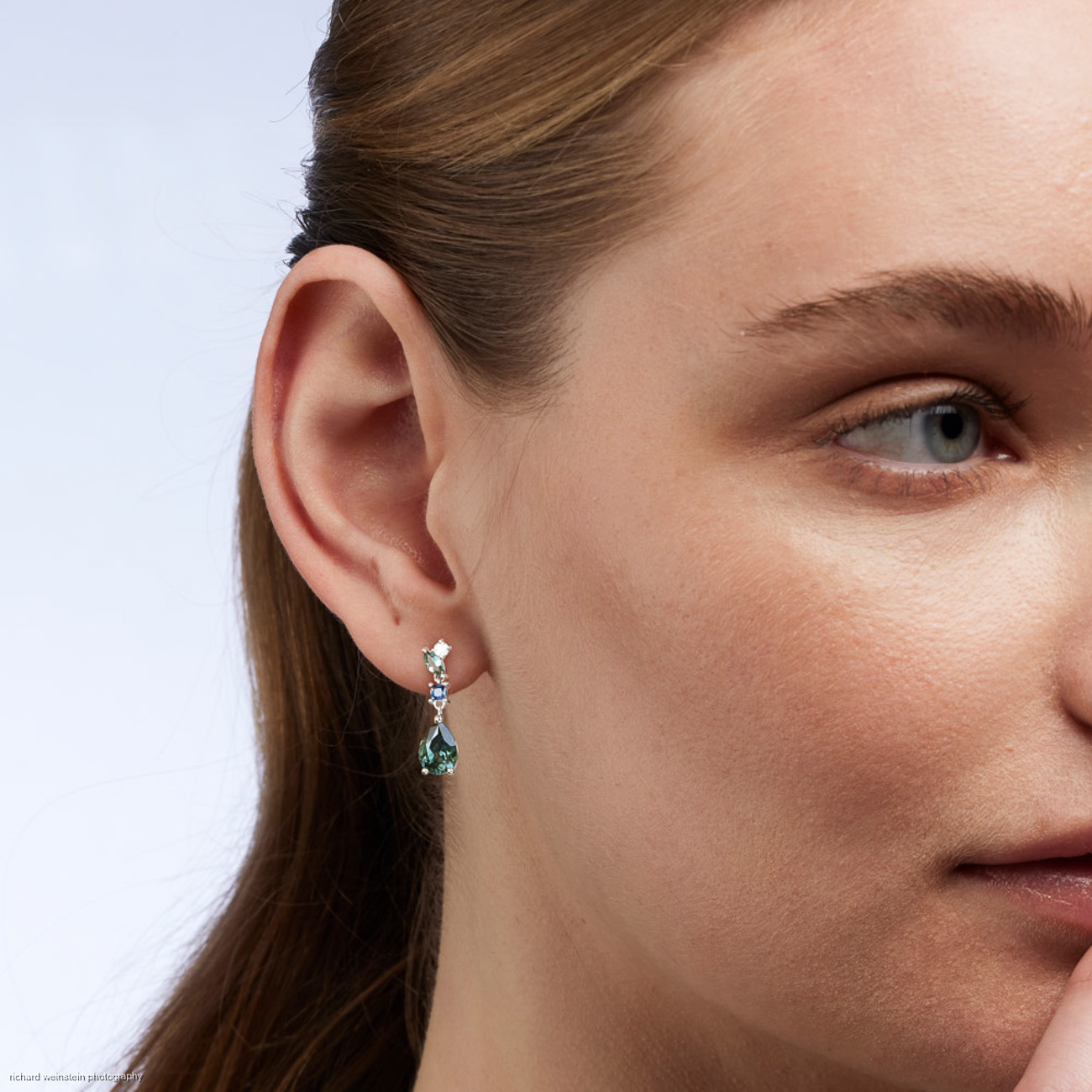 Multicolour Australian Sapphire Bianca Earrings