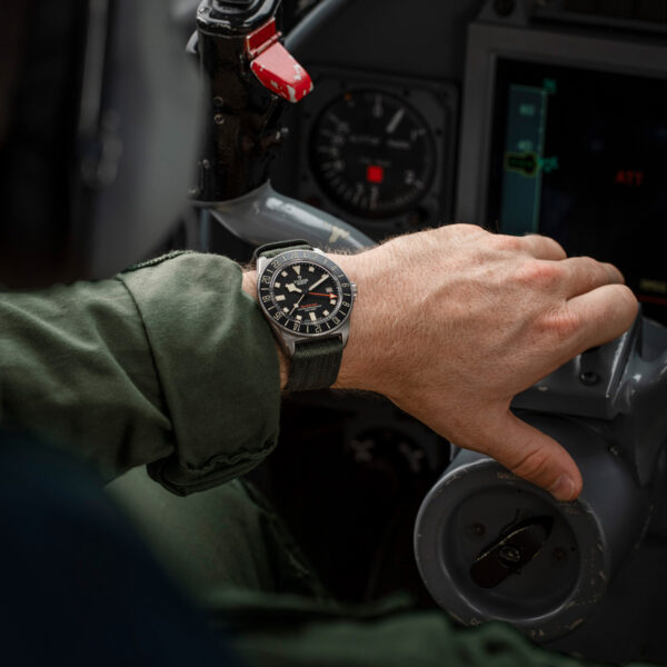 Tudor Pelagos FXD GMT 42mm titanium dive watch with black dial