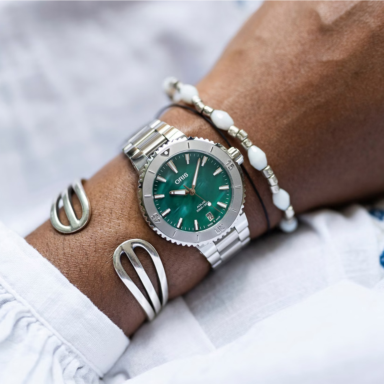 ORIS X Bracenet Aquis Date 36mm