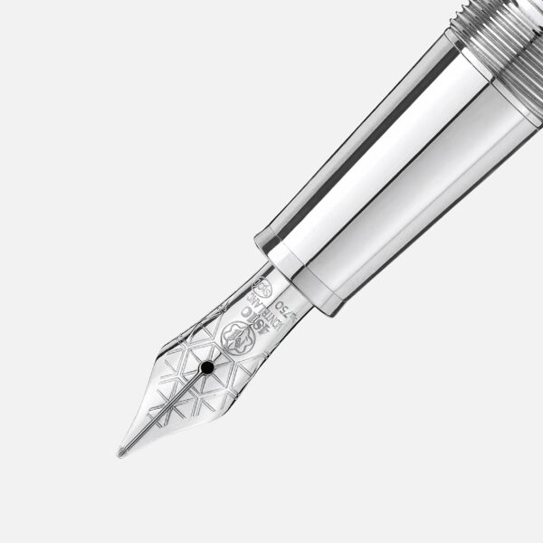Montblanc Meisterstück Solitaire Doue Blue Hour Classique Fountain Pen - MB112893