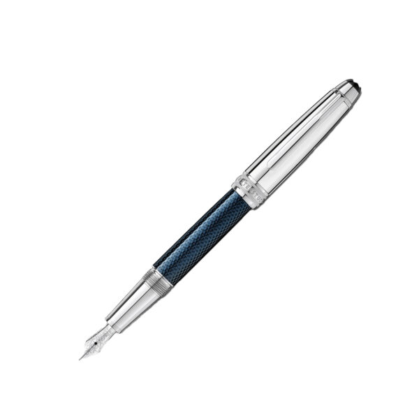 Montblanc Meisterstück Solitaire Doue Blue Hour Classique Fountain Pen - MB112893