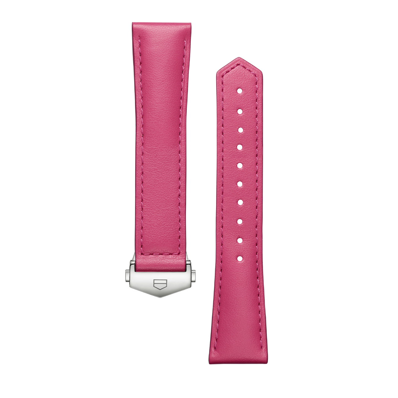 TAG Heuer Pink Leather Strap for Carrera 36mm