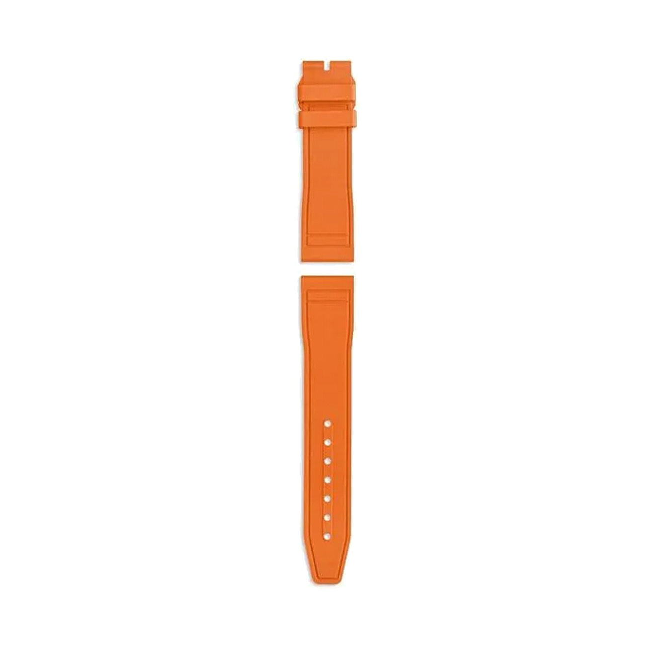 IWC Orange Rubber Watch Strap 20mm