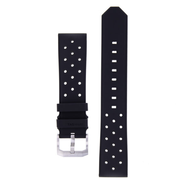 TAG Heuer black rubber watch strap - BT0724