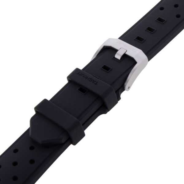 TAG Heuer Black Rubber Strap 18mm BA0725