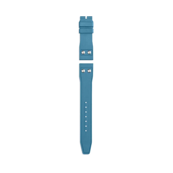 IWC Light Blue Rubber Watch Strap 21mm - MXE0LPS6