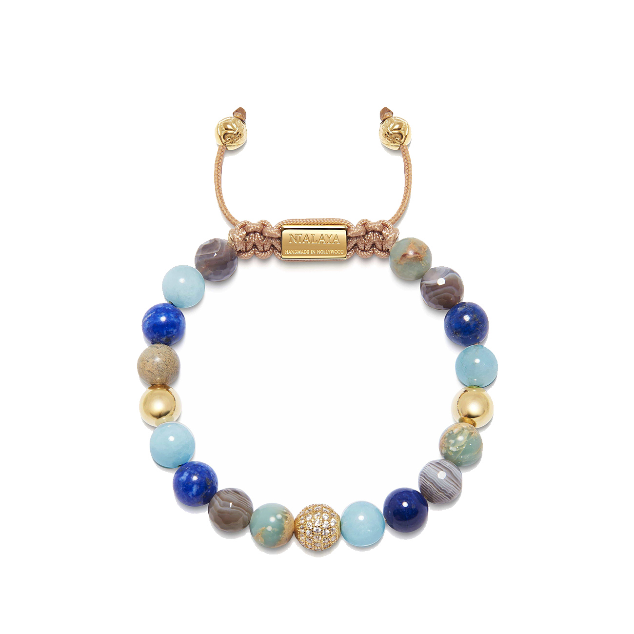 Nialaya Women&#8217;s 8mm Beaded Bracelet