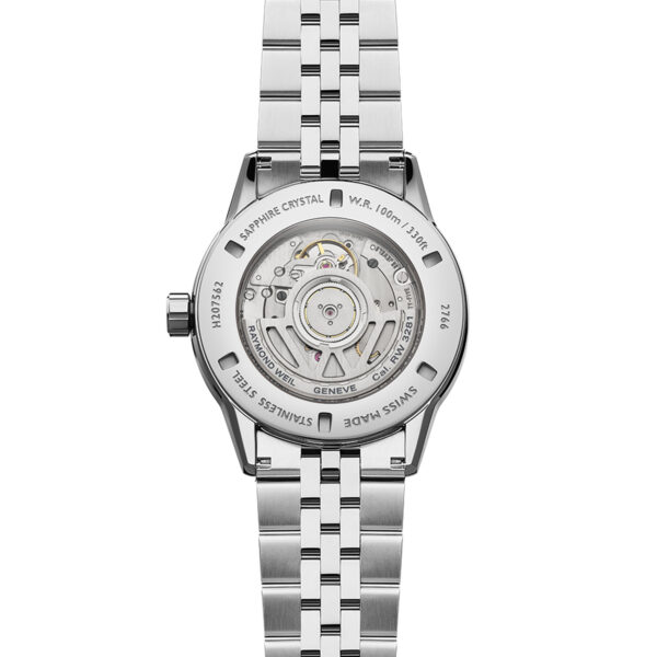 Raymond Weil Freelancer 40mm Complete Calendar watch with stainless steel bracelet and blue sunray dial