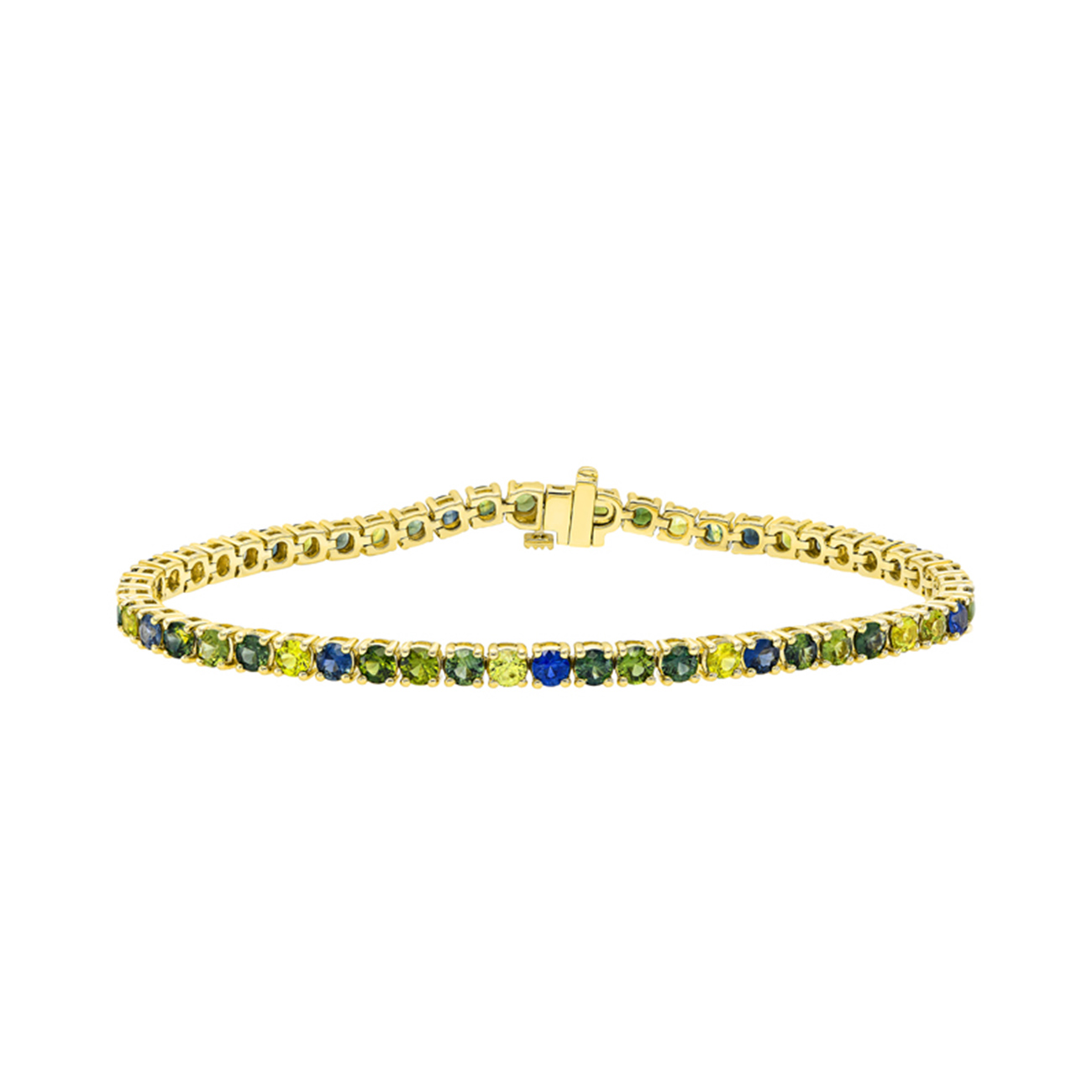 Multi-coloured Australian Sapphire Nara Bracelet