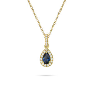 Blue Australian Sapphire Clarissa Necklace