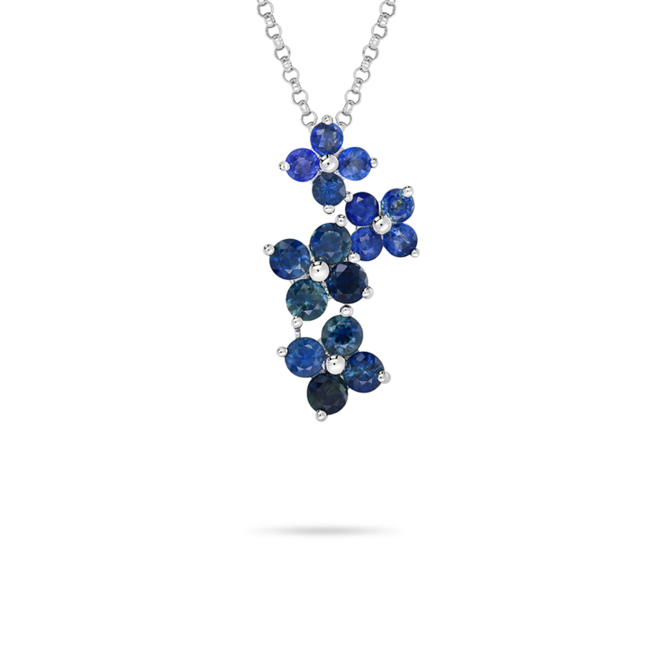 Blue Australian Sapphire Tinka Necklace