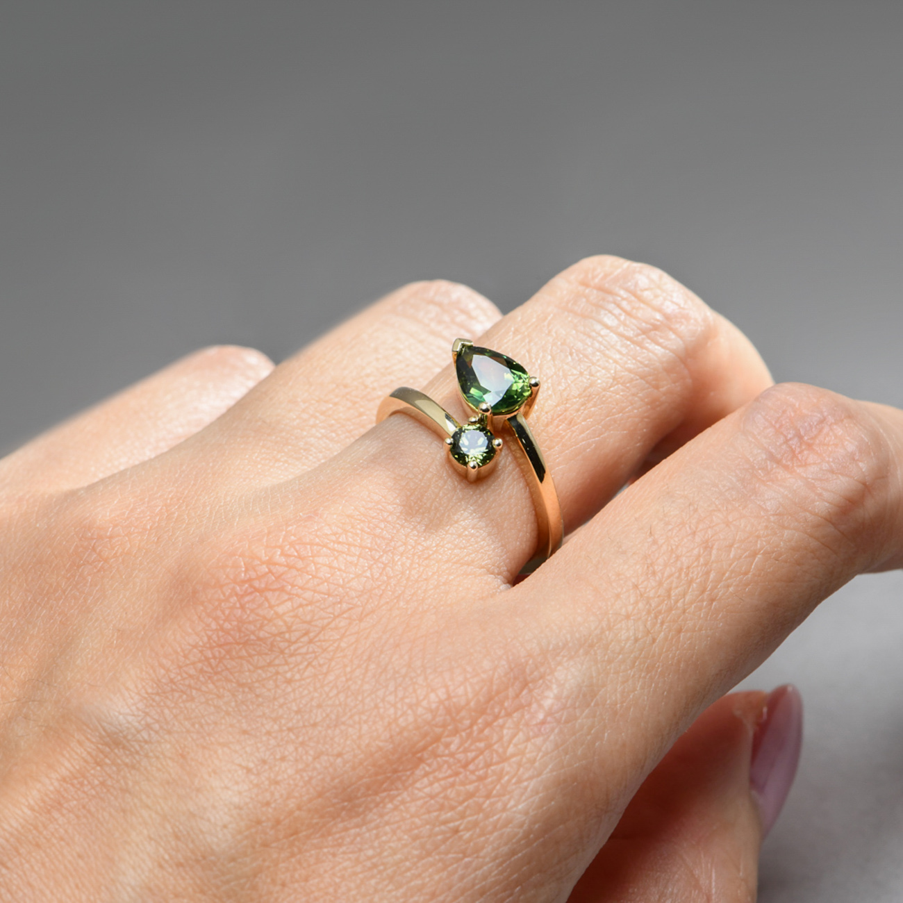 Parti Australian Sapphire Alba Ring